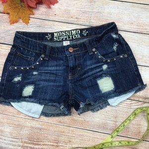 Mossimo embellished jean shorts